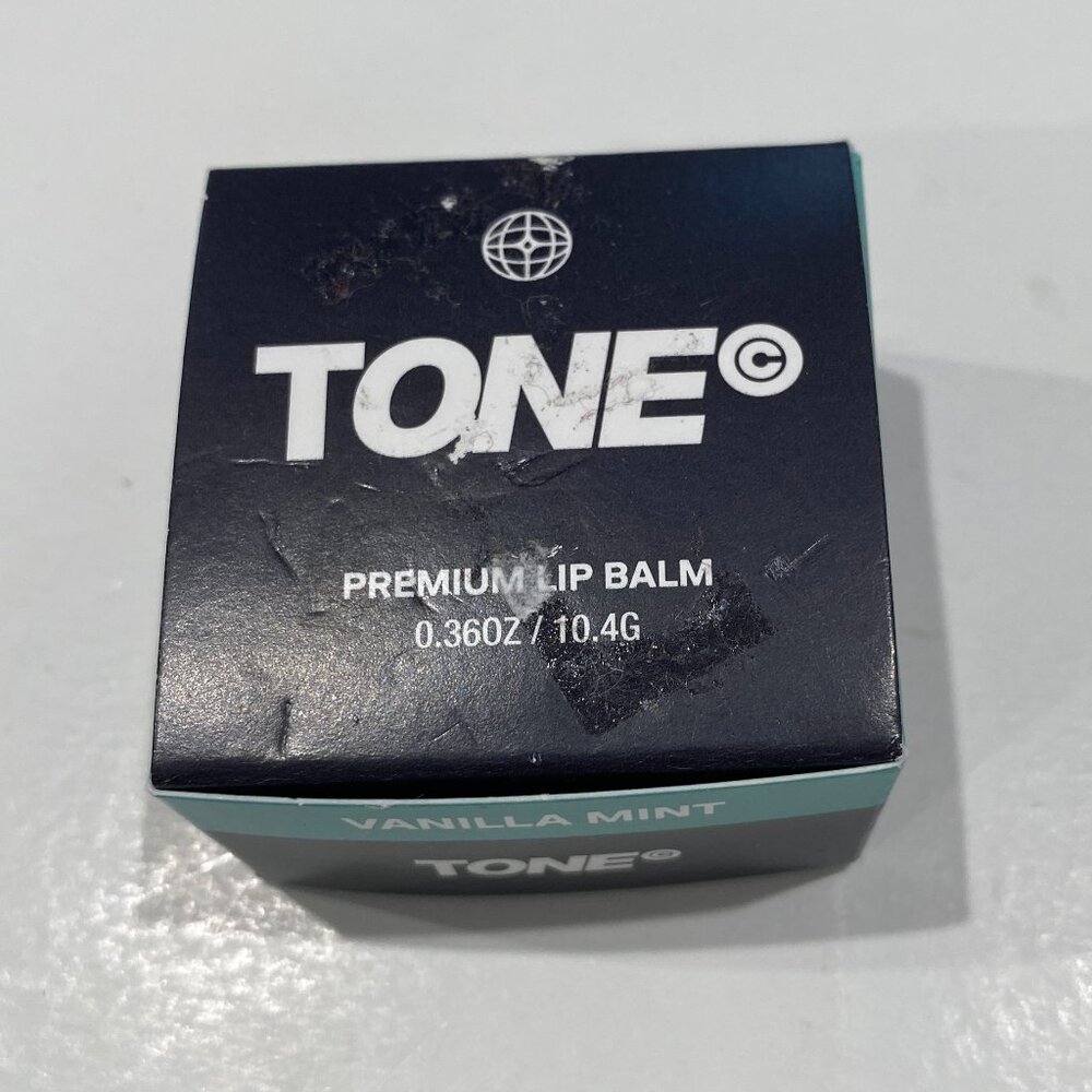 TOME NWT Premium lip balm, .36 ounce, Vanilla Mint flavor.